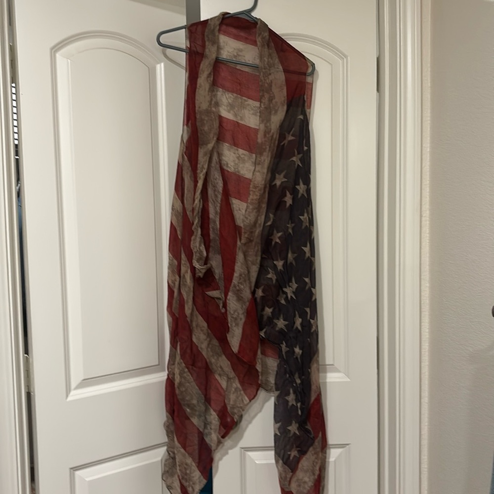 American flag cover up